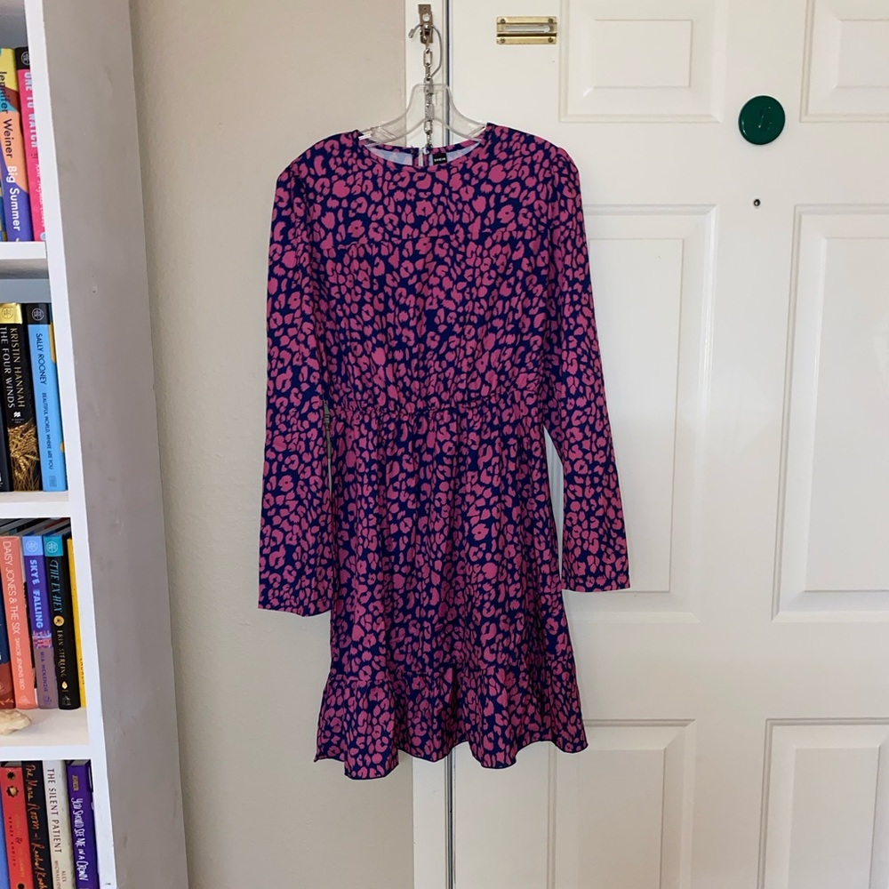 Colorful Leopard Print Dress